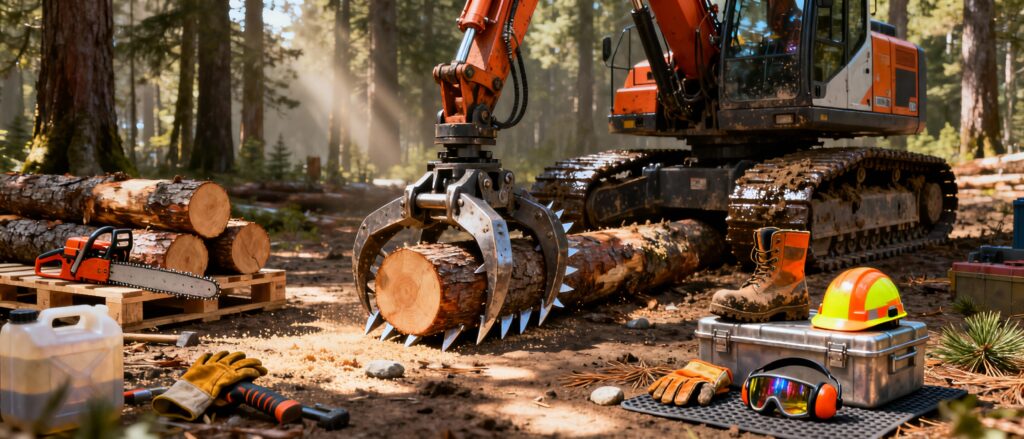 Formació de maquinària forestal: processadora 20h