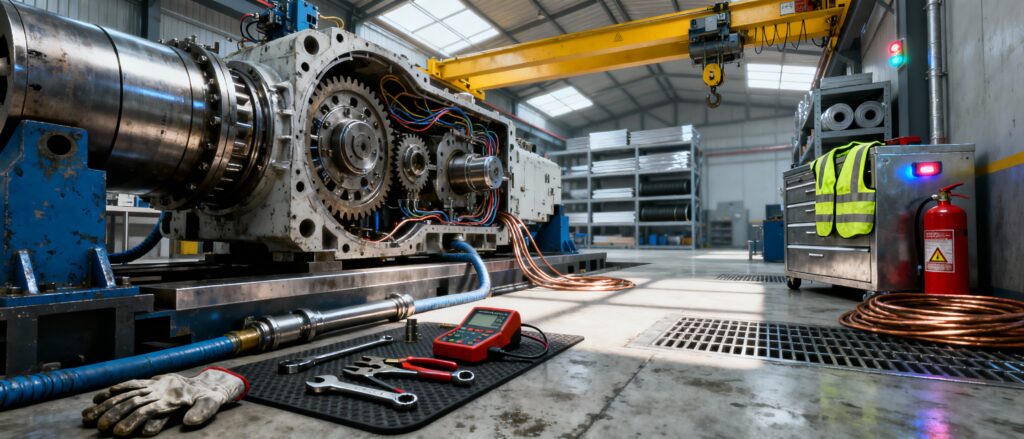 C.12 - Treballs de mecànica, manteniment i reparació de màquines, equips industrials i/o equips electromecànics (indústria aeroespacial, etc.) 20h