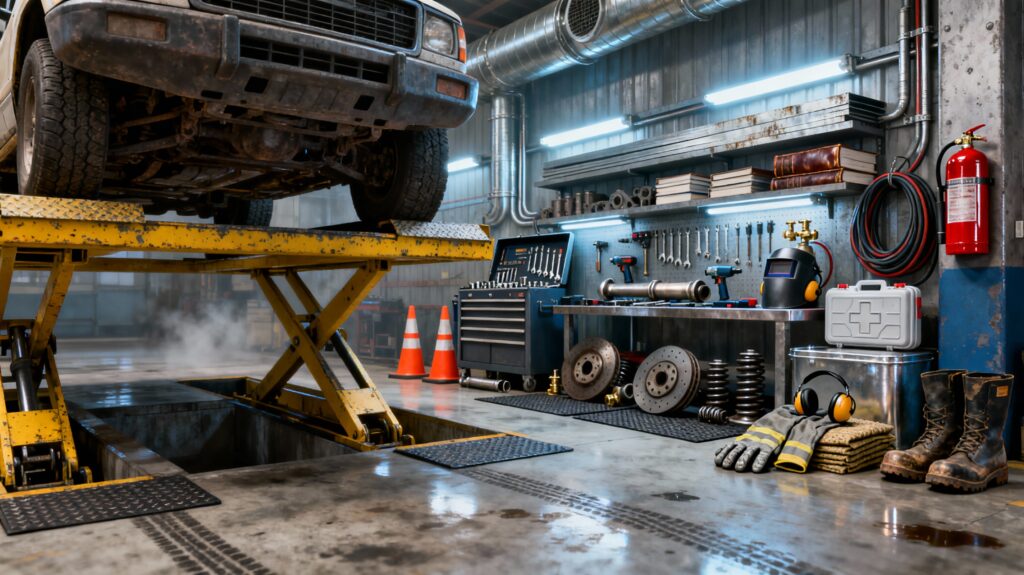 C.13 - Treballs en tallers de reparació de vehicles 8h