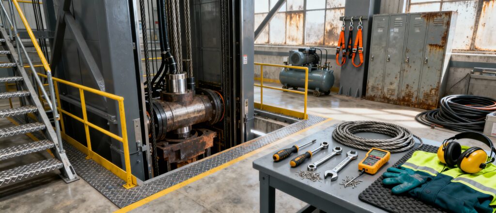 C.17 - Treballs de manteniment, reparació i instal·lació d'ascensors 8h