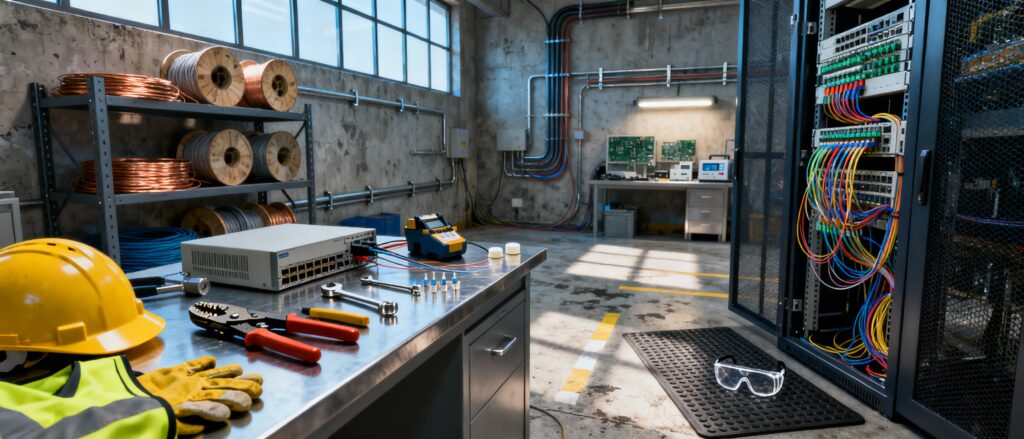 C.21 - Treballs d' instal·lacions, manteniment i reparació d'infraestructures de telecomunicacions (TIC i digitalització) 8h