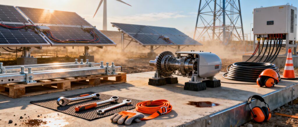 C.23 - Treballs d’altres tipus d'instal·lacions, com ara solars fotovoltaiques o eòliques 8h