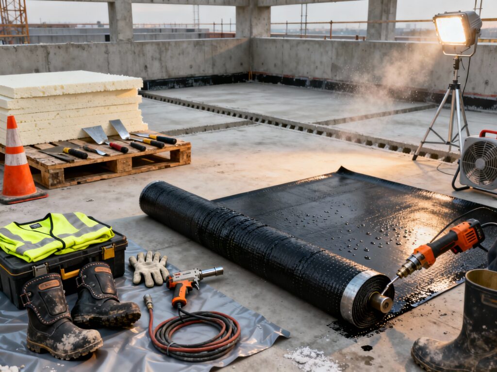 Treballs d'aïllament i impermeabilització 6h