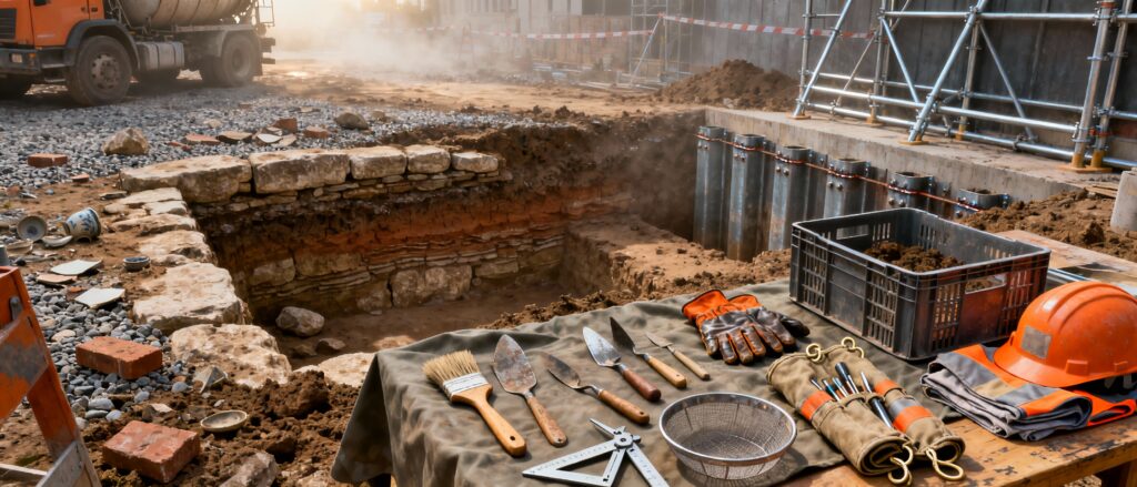 Treballs d'arqueologia. 20h