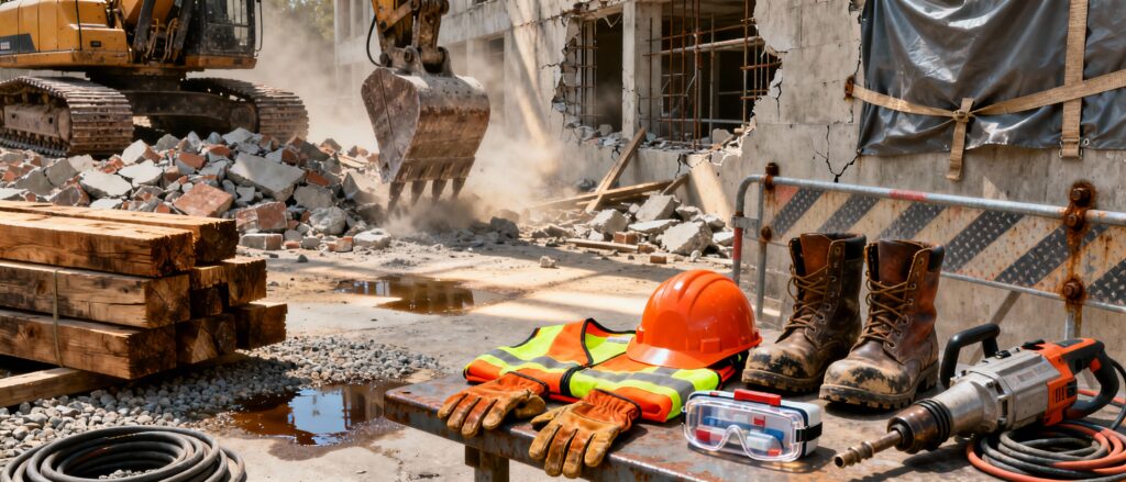 Treballs de demolició i rehabilitació 6h