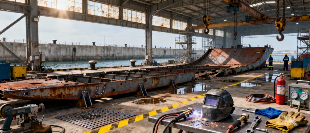 C.2 - CNAE 30.1 i 33.15 - Treballs de construcció, reparació i manteniment naval en drassanes i molls 20h