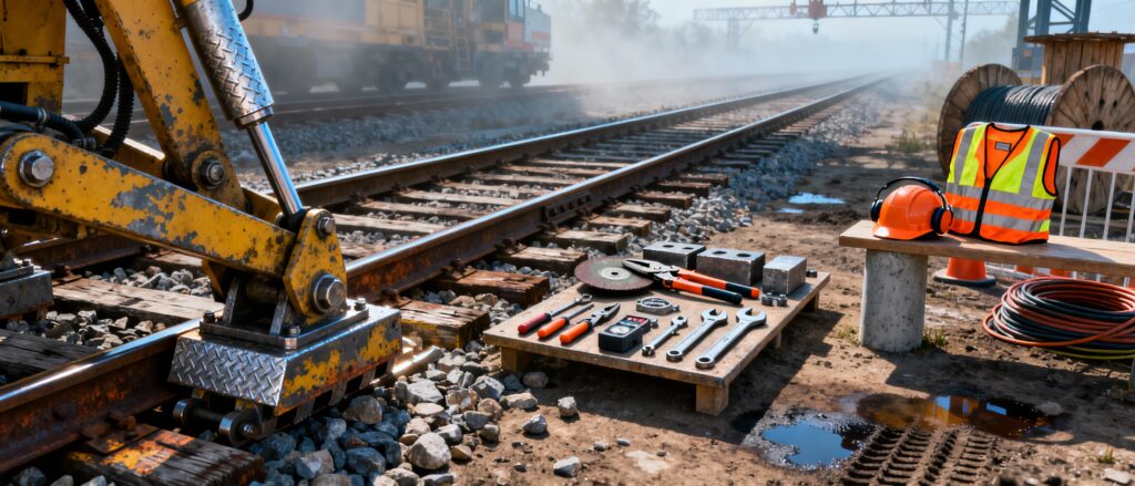 Treballs de construcció i manteniment de vies fèrries 6h