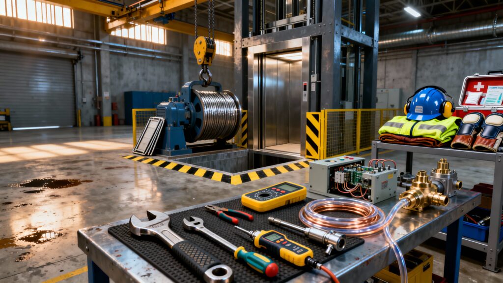 C.17 - Treballs de manteniment, reparació i instal·lació d'ascensors 4h