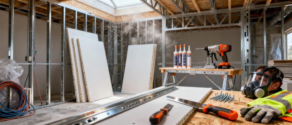 Muntador d'escaiola plaques de guix laminat i assimilats 6h