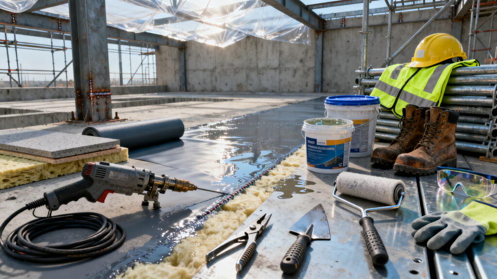 Treballs d'aïllament i impermeabilització 20h