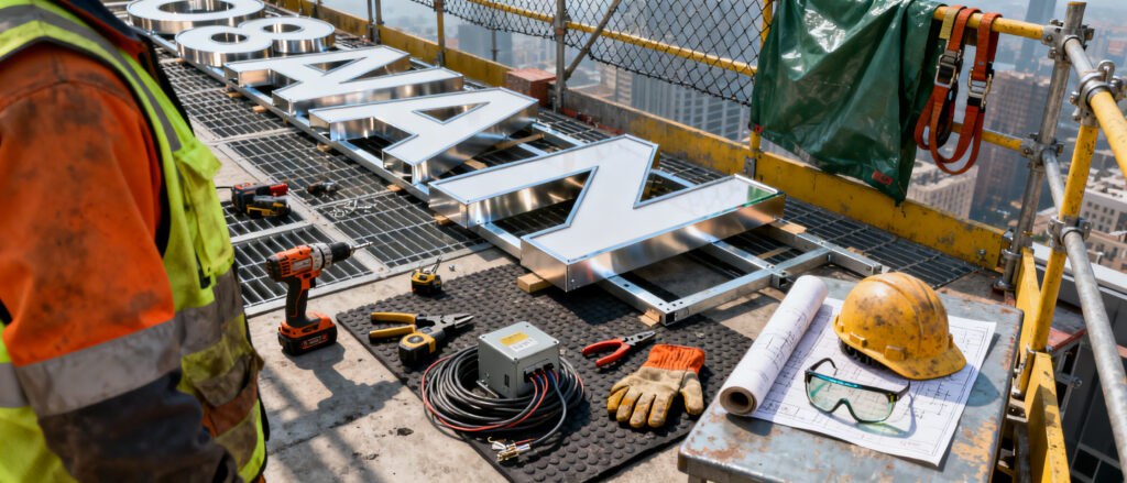 Instal·lador de rètols 20h