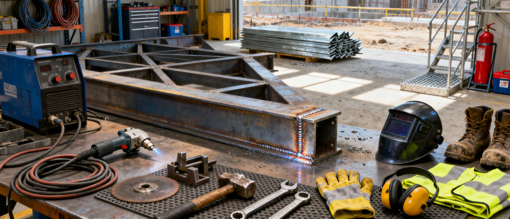 Instal·lacions, reparacions, muntatges, estructures metàl·liques, serralleria i fusteria metàl·lica 6h