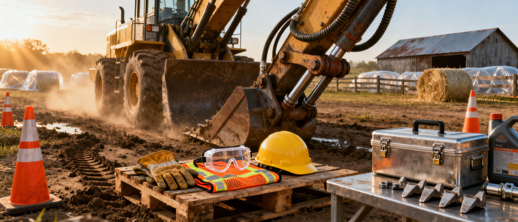Seguretat en l’ús de la pala carregadora 6h