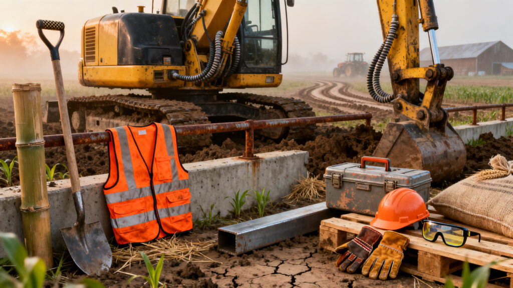 Seguretat en l’ús de la retroexcavadora 6h